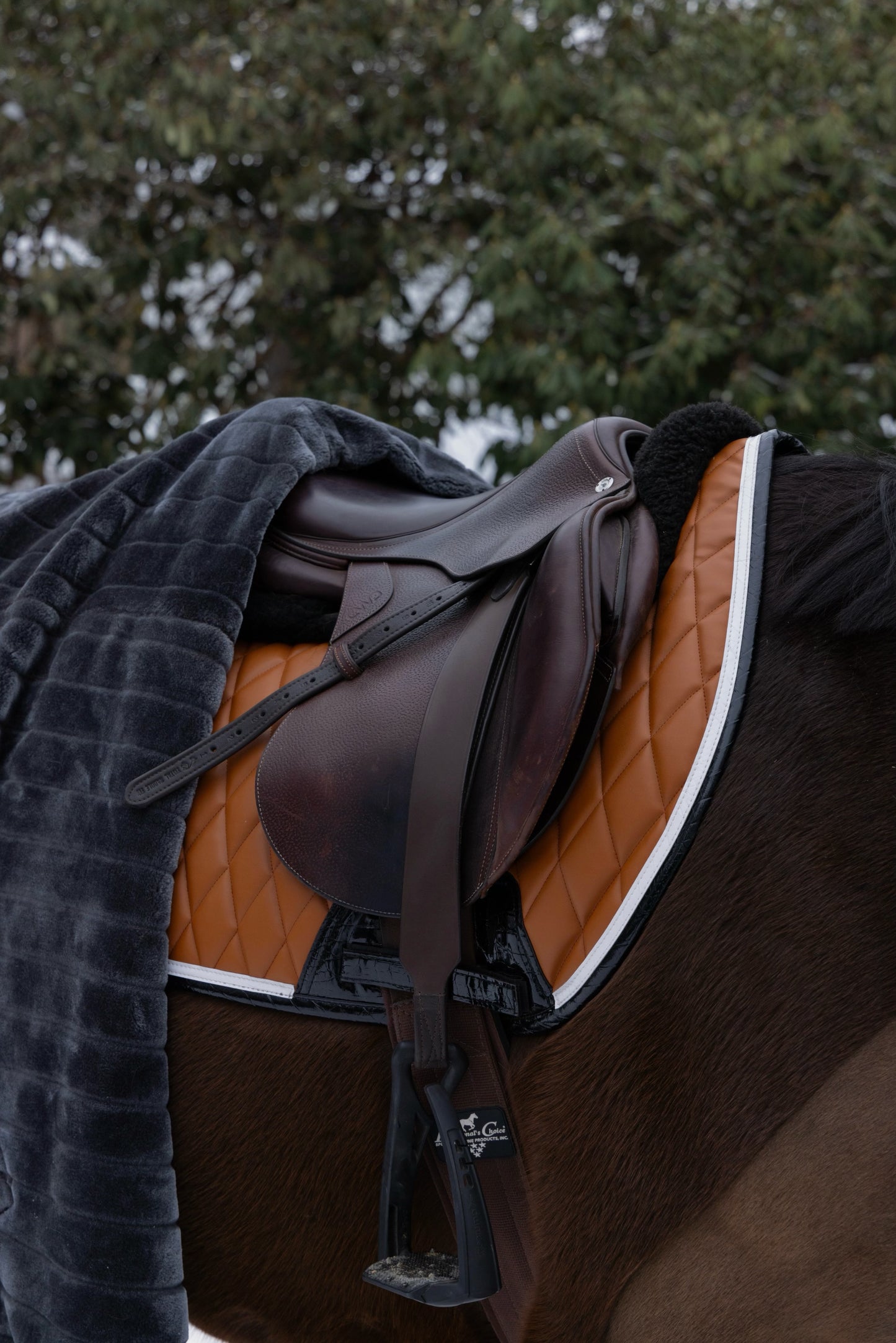 Cognac Saddle Pad