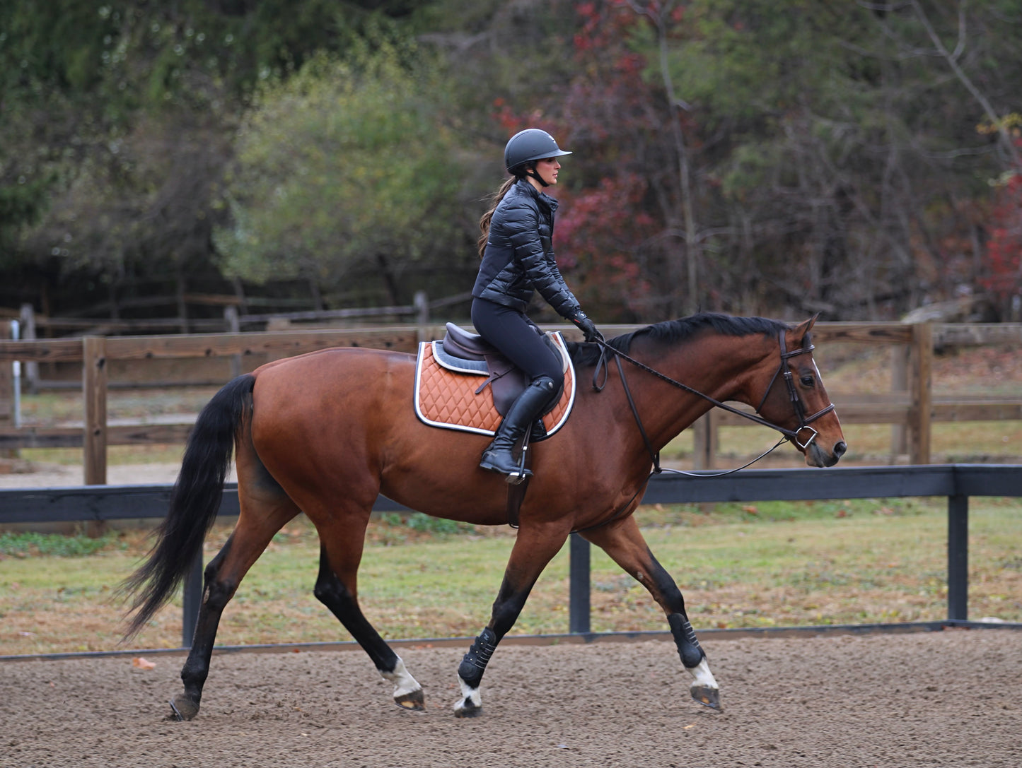Cognac Saddle Pad