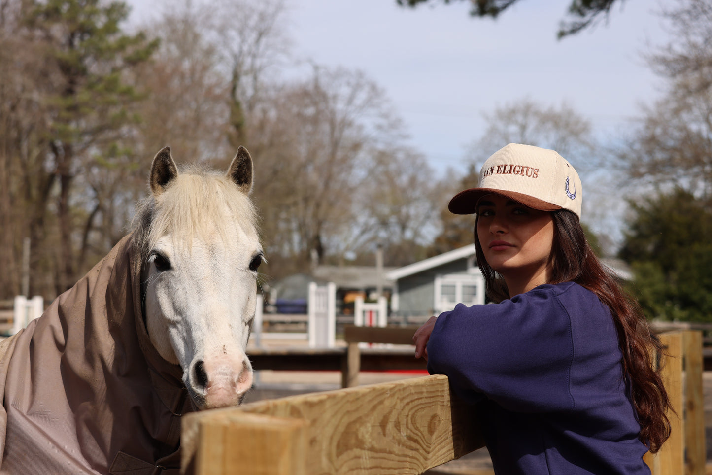 Lucky trucker in brown