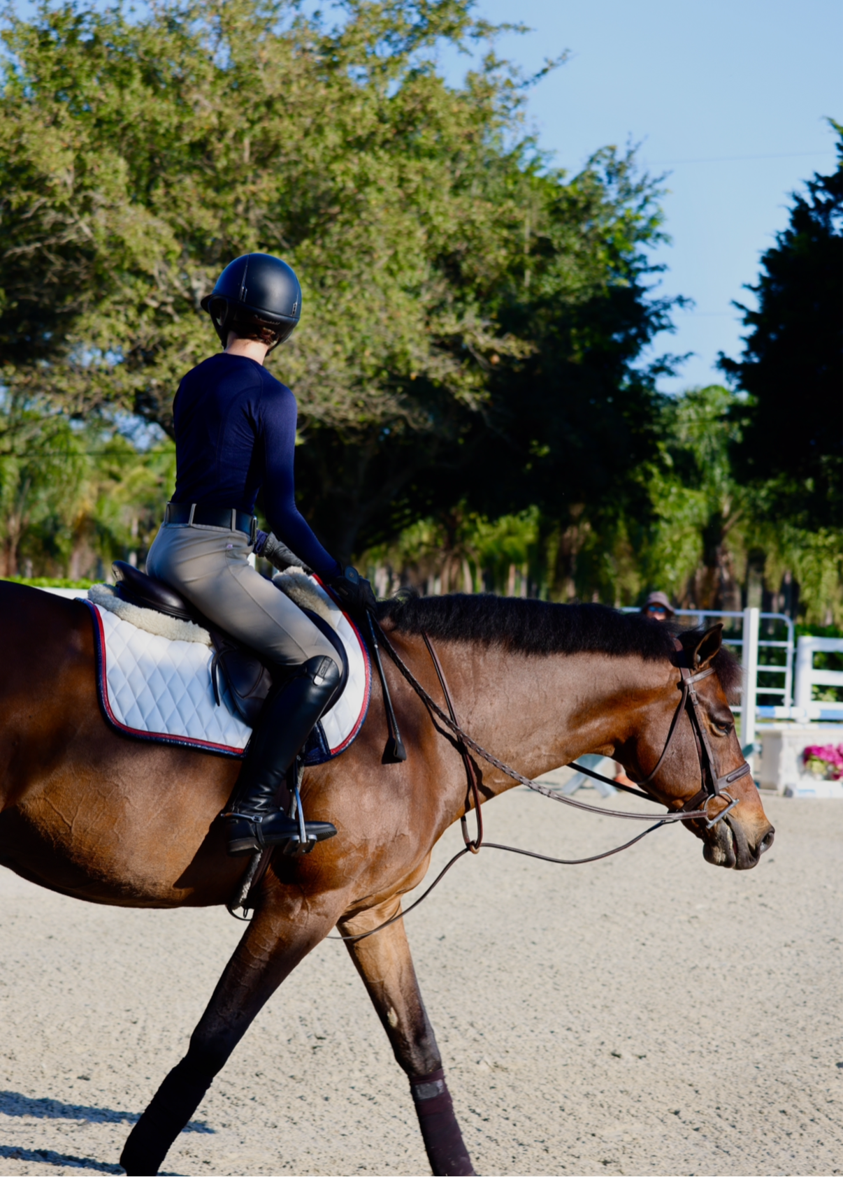 Saddle Pad | White