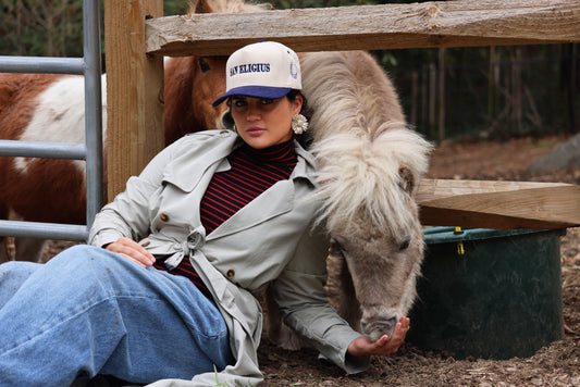 Lucky trucker in navy
