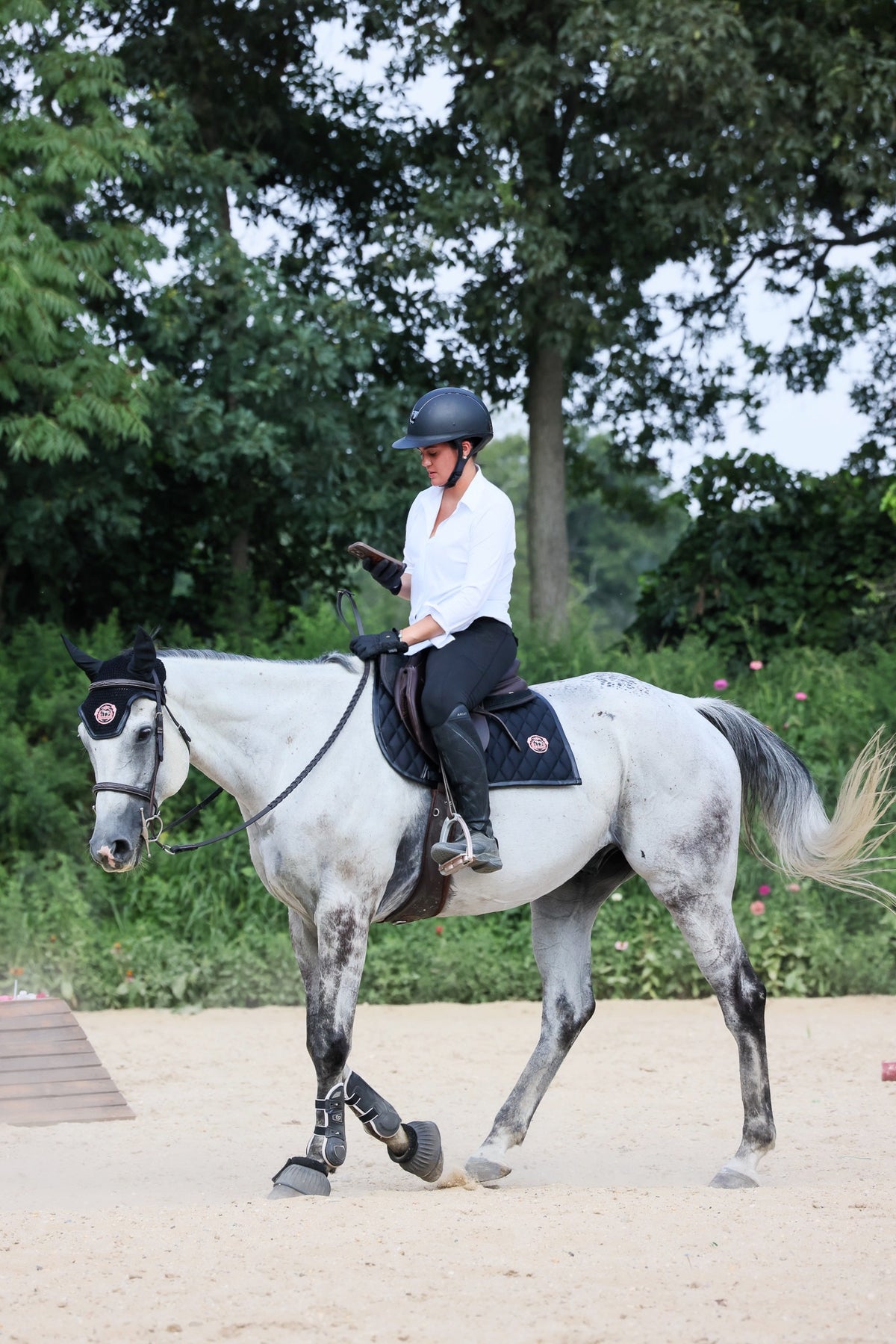 Jump Saddle Pad | Black Monochrome