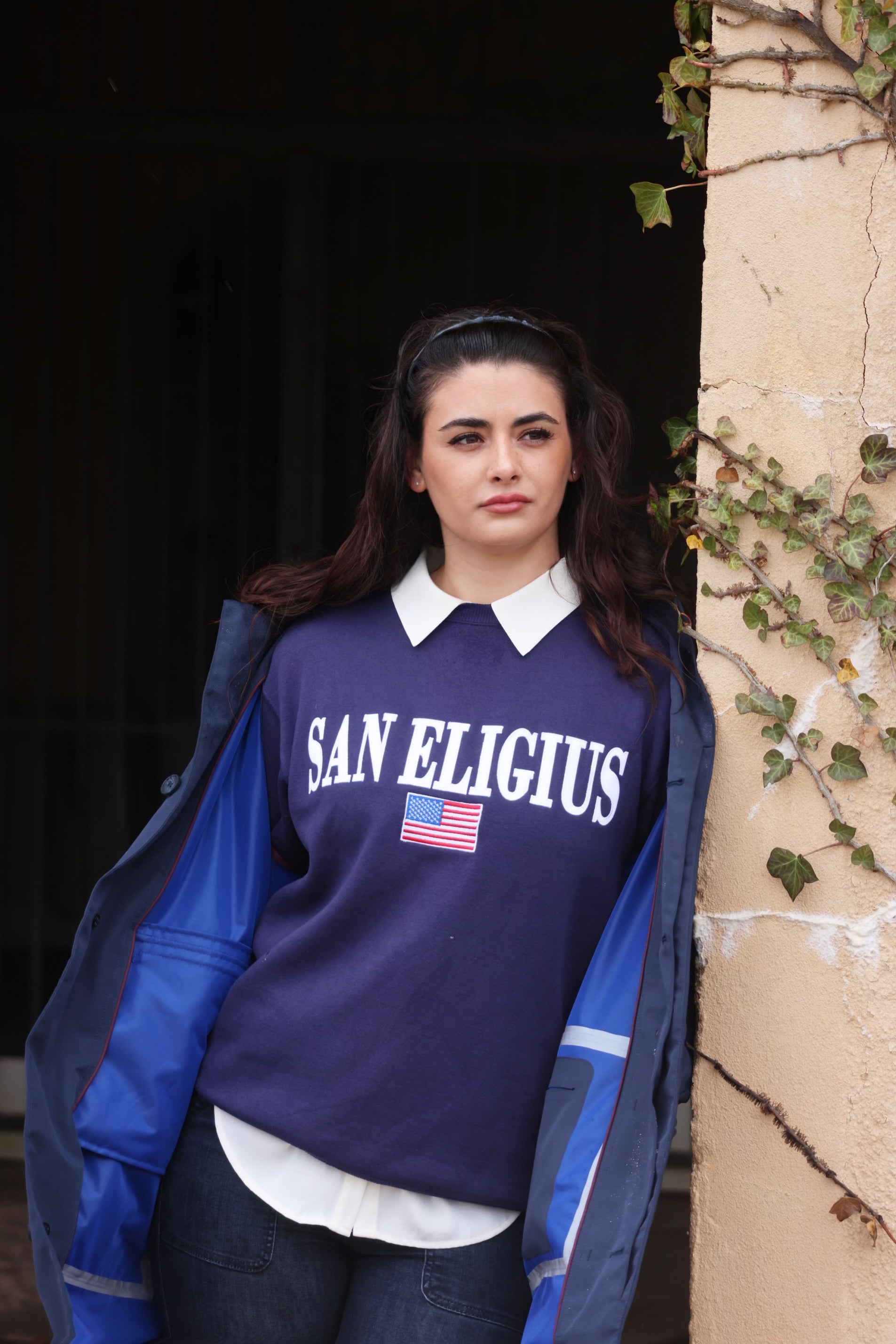 Lucky Crewneck | Navy