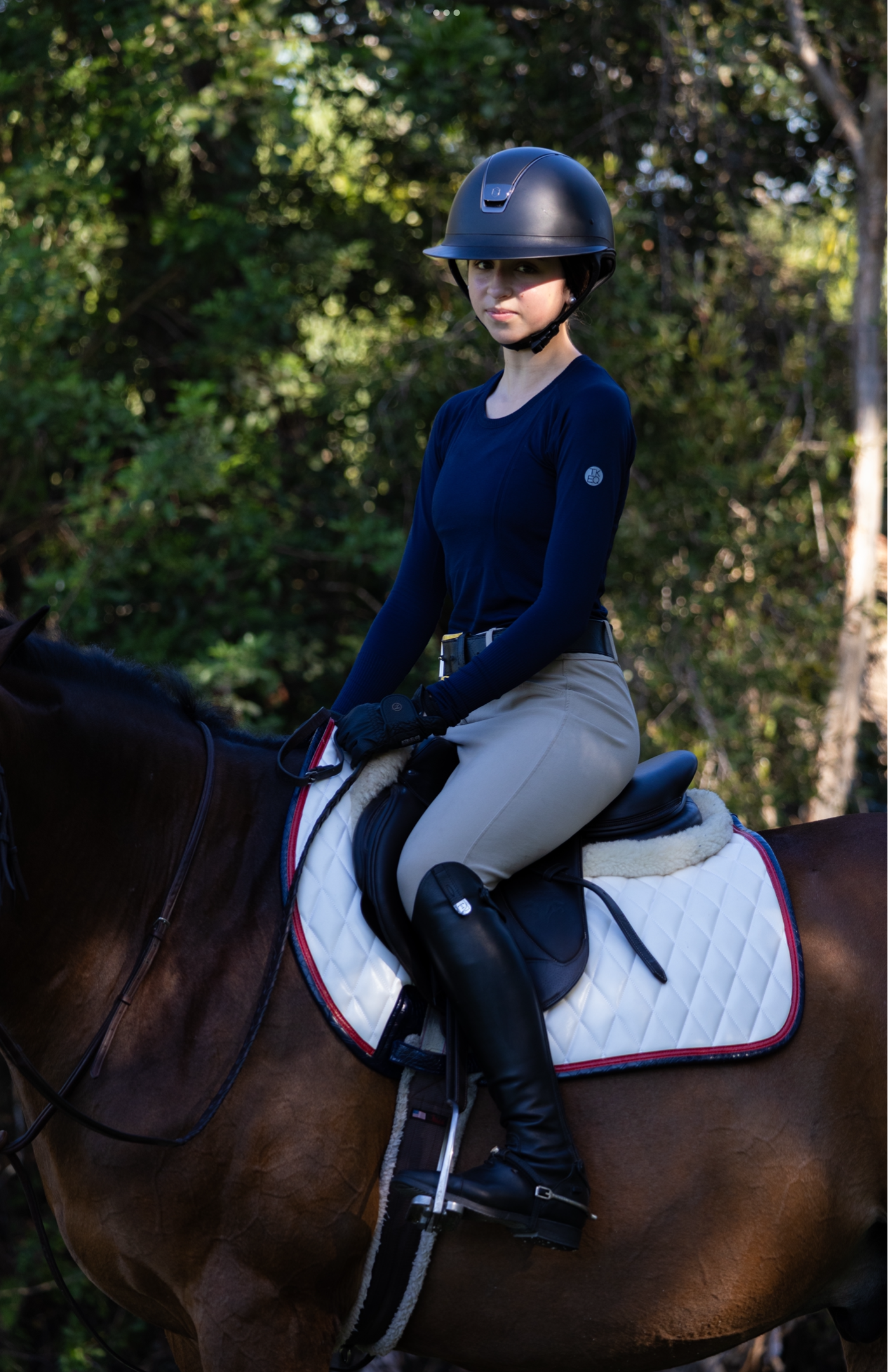Saddle Pad | White