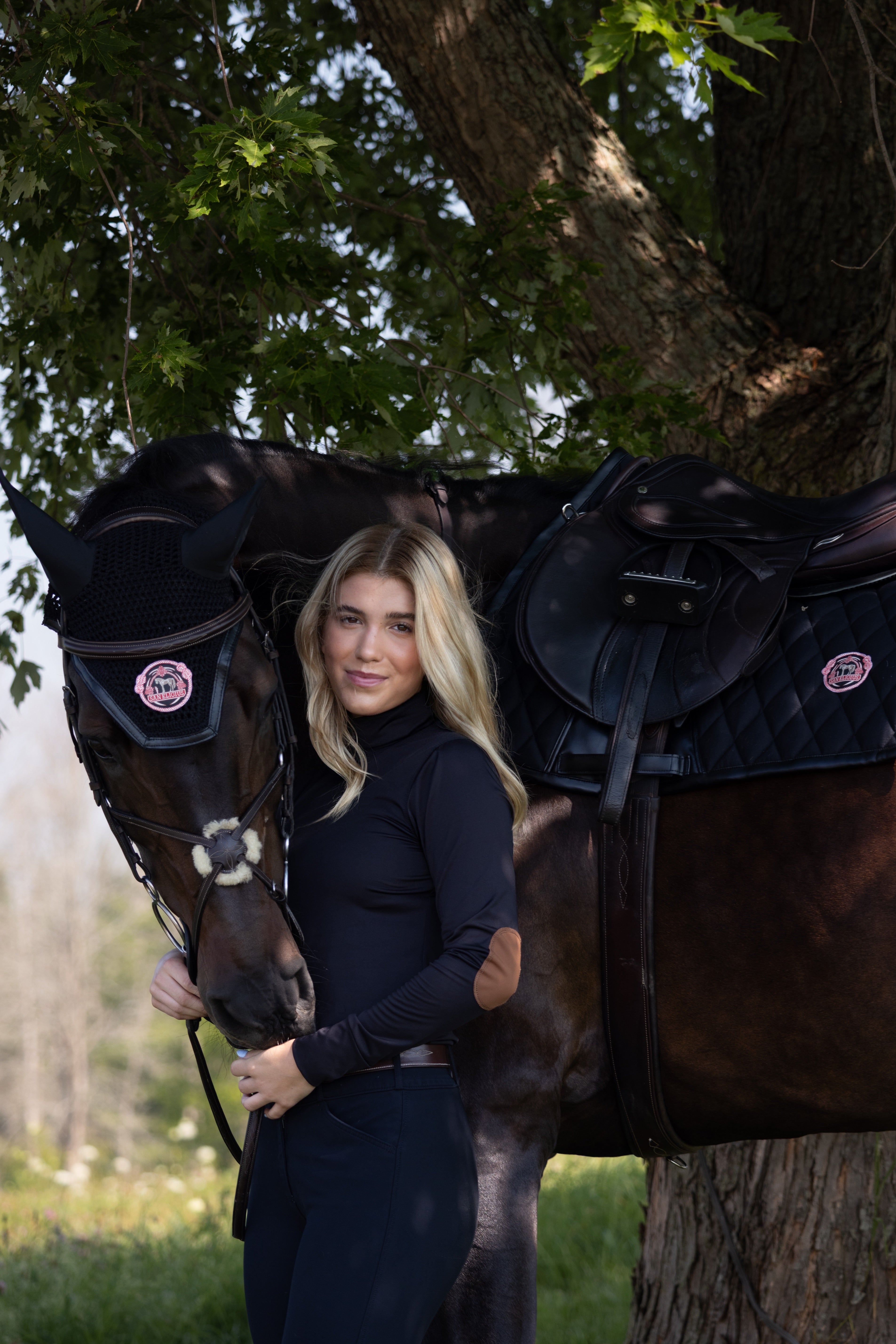 Jump Saddle Pad | Black Monochrome