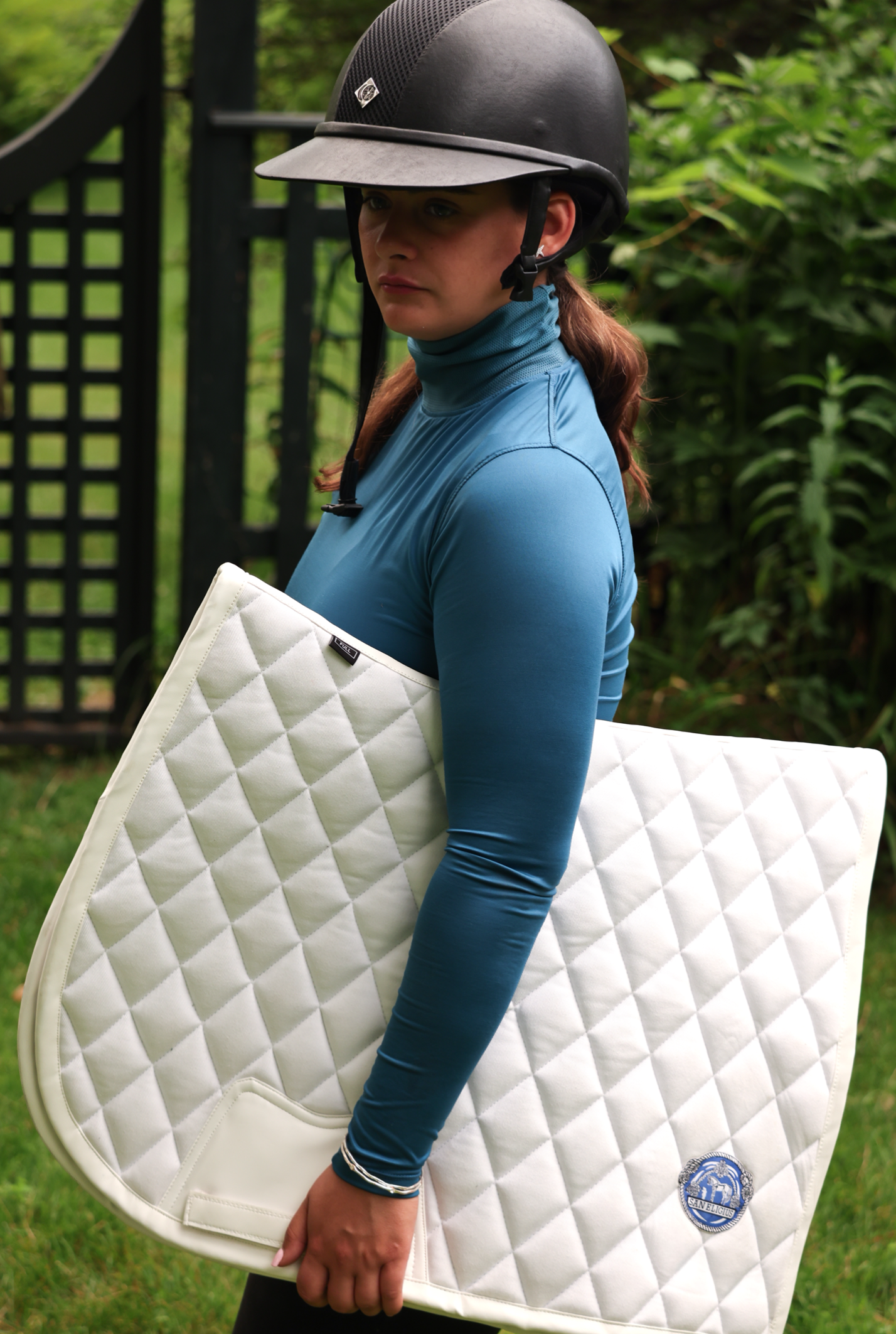Jump Saddle Pad | White Monochrome