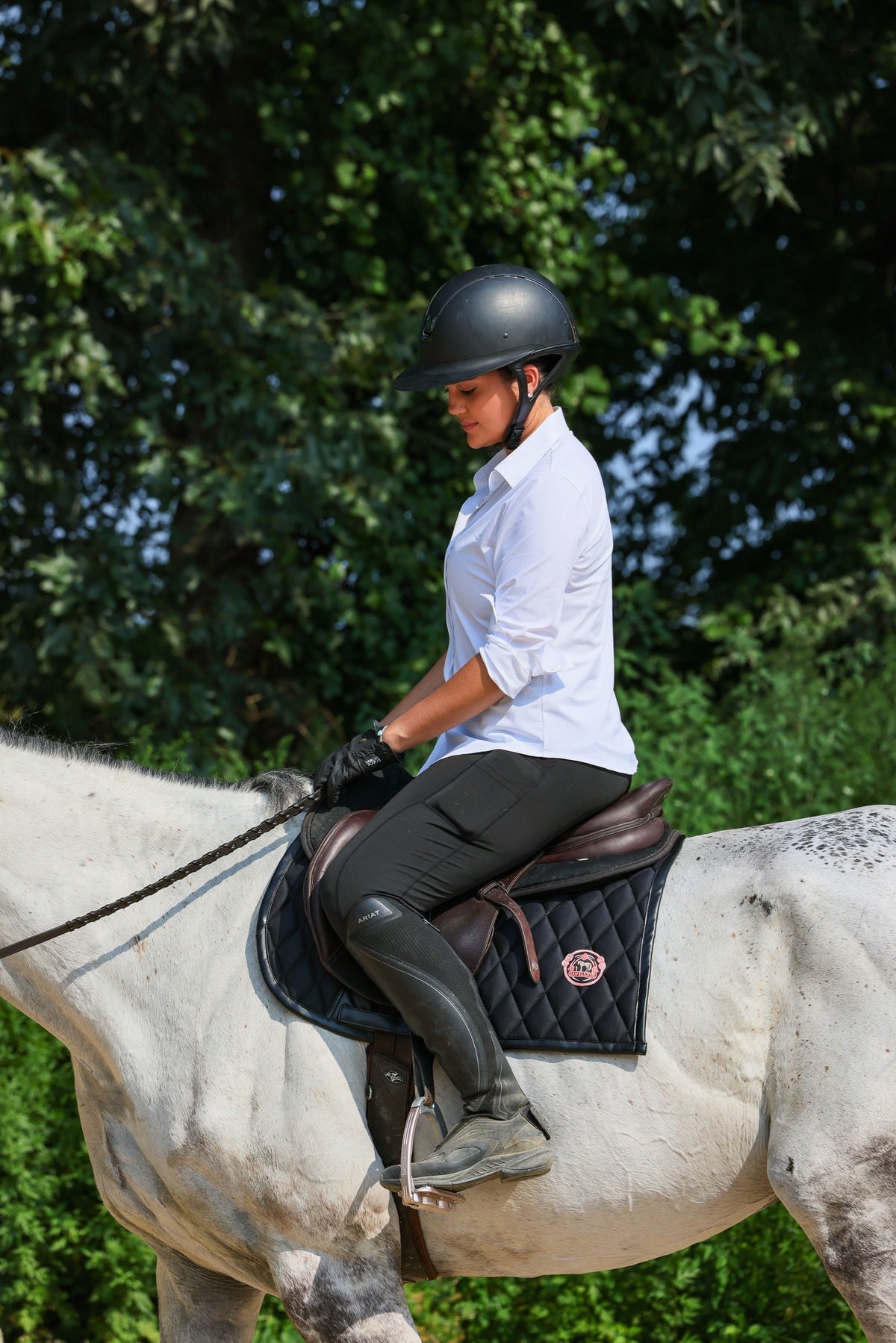 Jump Saddle Pad | Black Monochrome