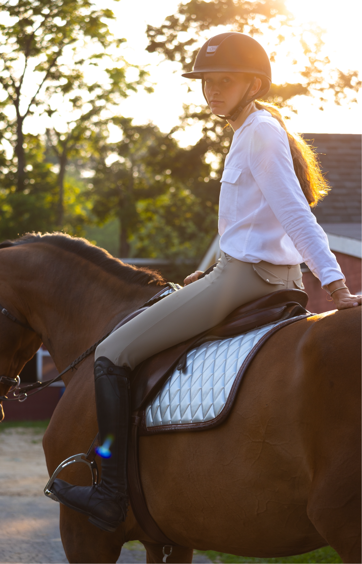 Saddle Pad | Chrome