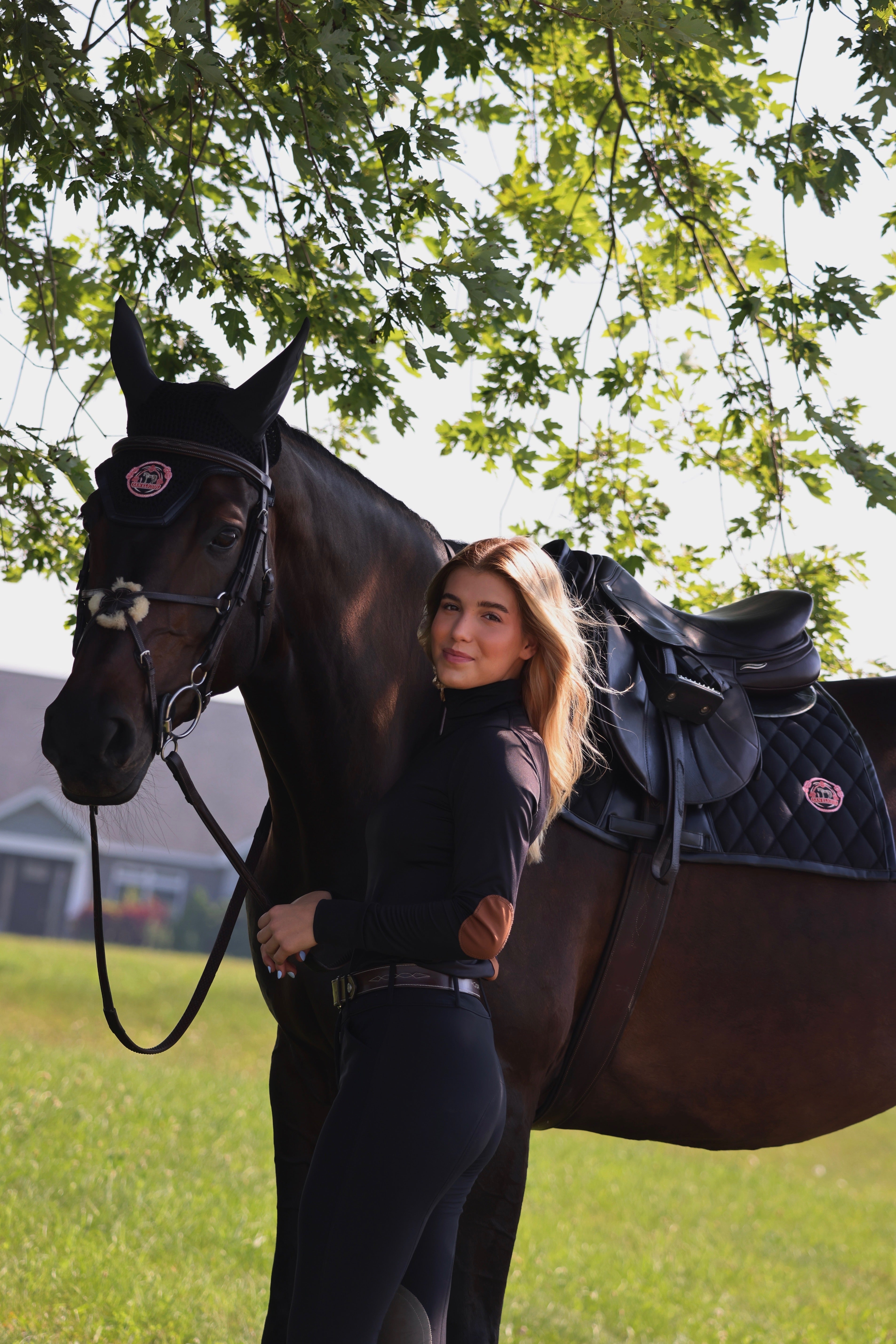 Jump Saddle Pad | Black Monochrome