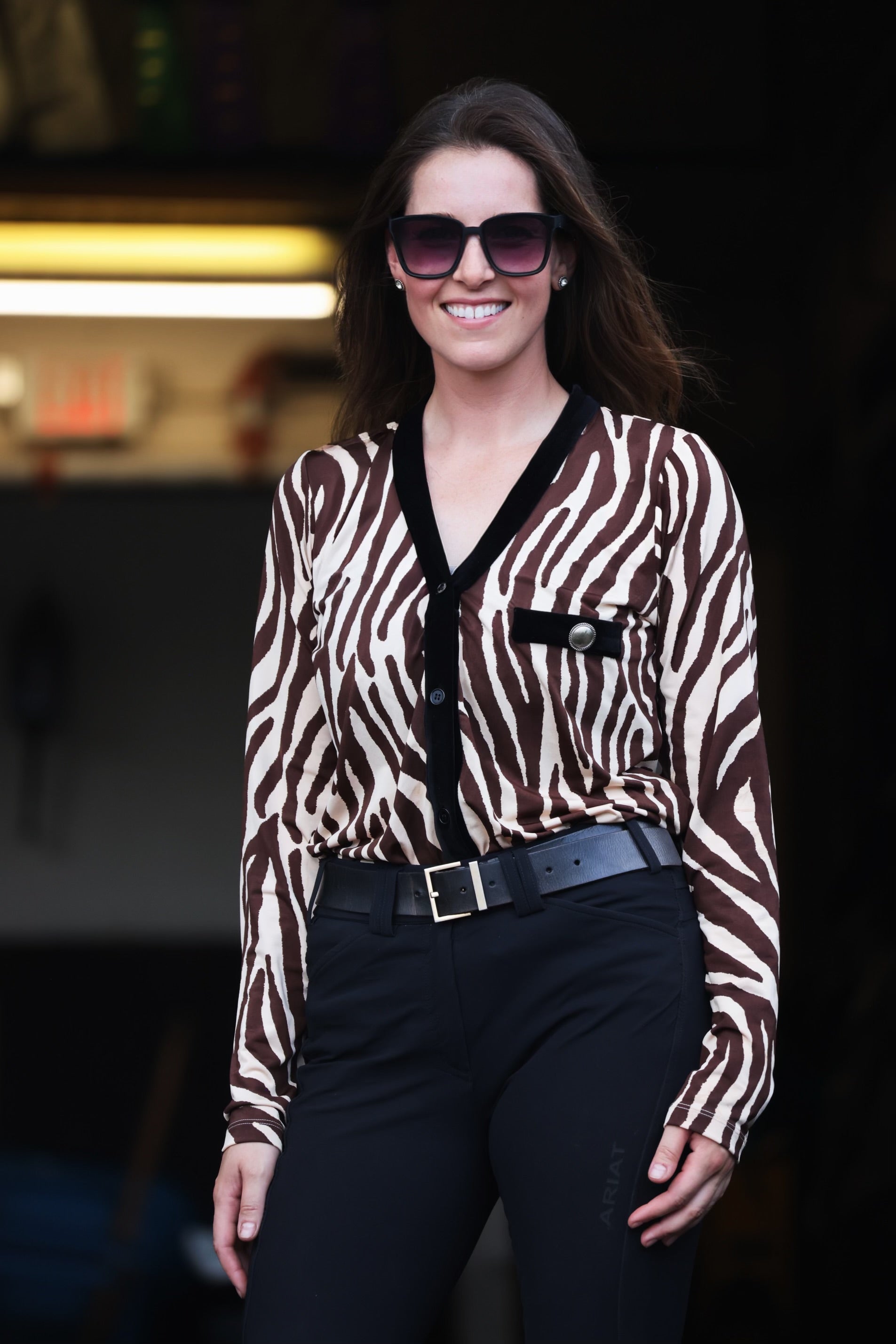 Stella Top| Animal print