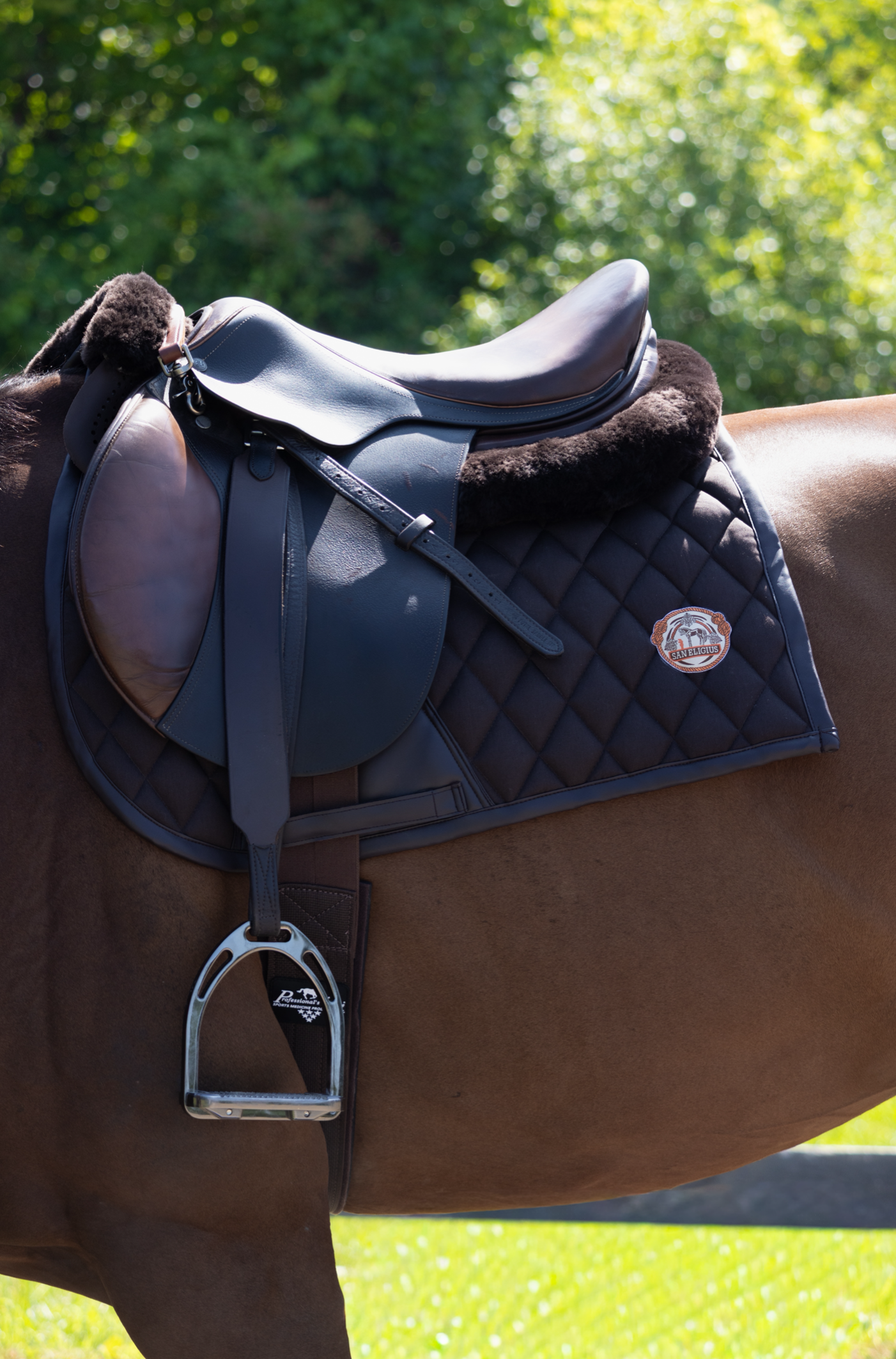 Jump Saddle Pad | Brown Monochrome