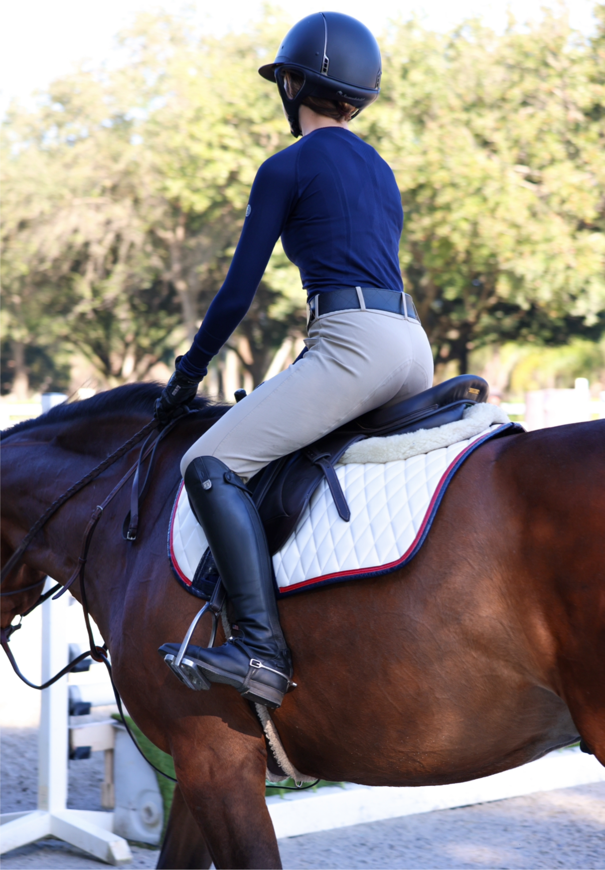 Saddle Pad | White