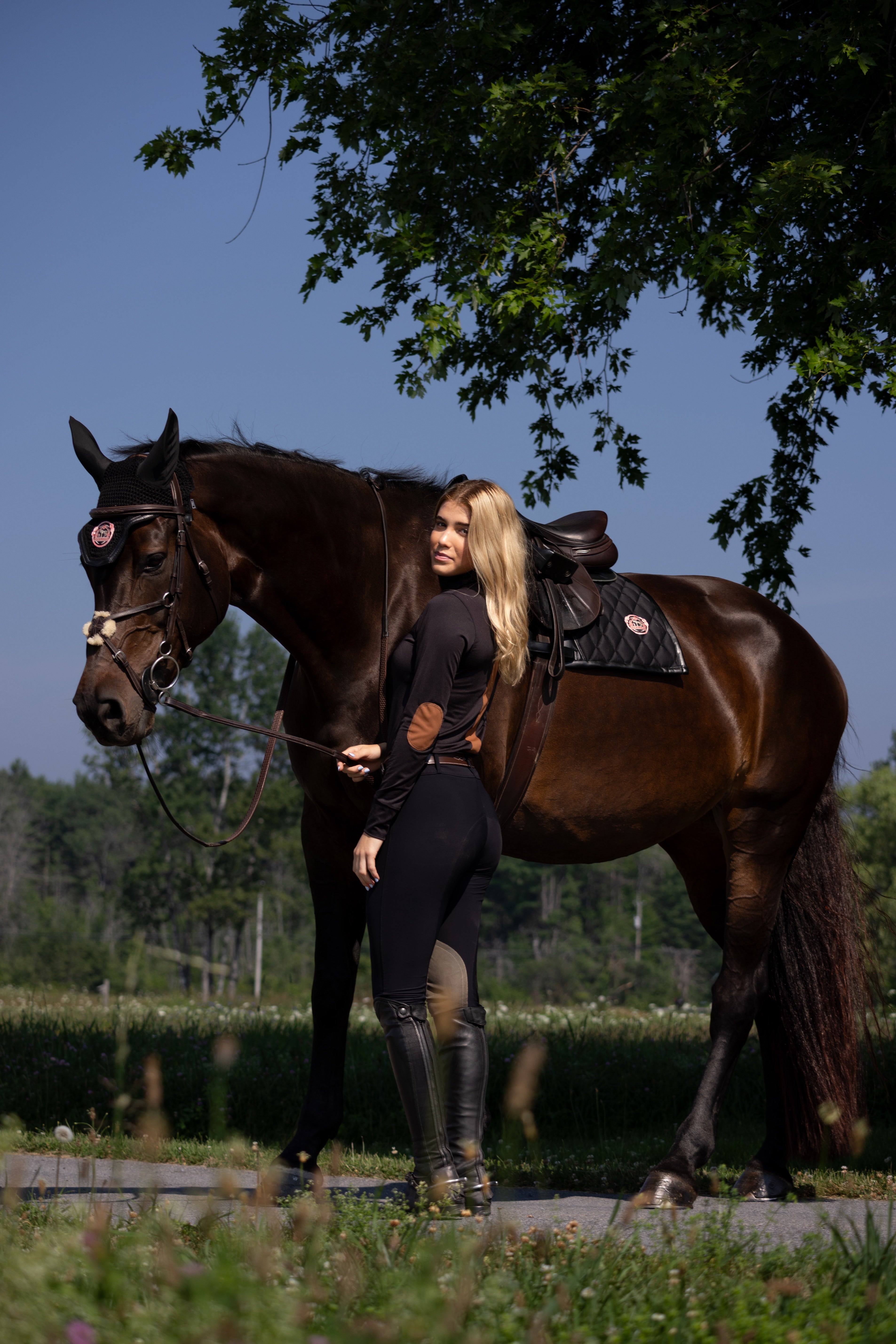 Jump Saddle Pad | Black Monochrome