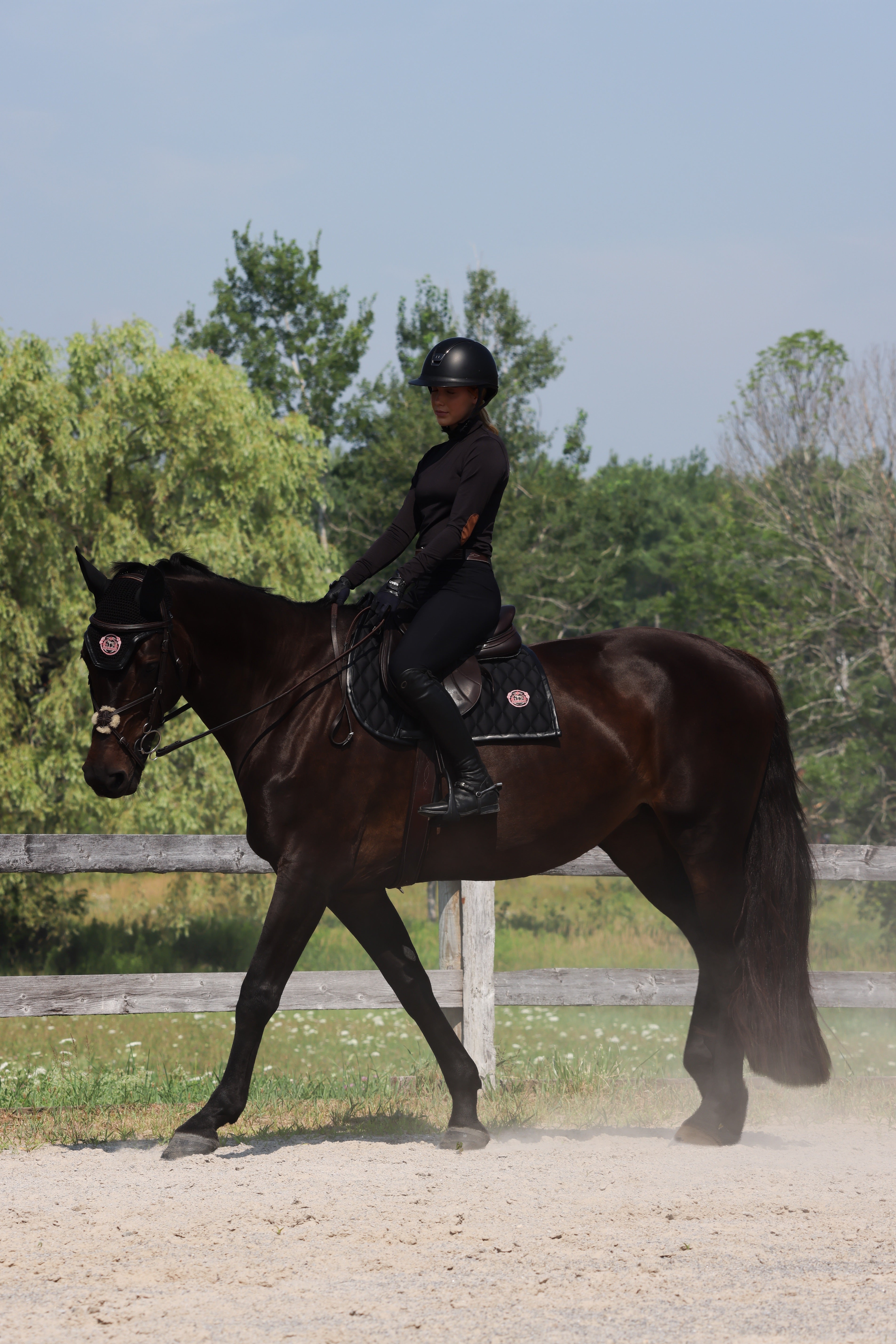 Jump Saddle Pad | Black Monochrome