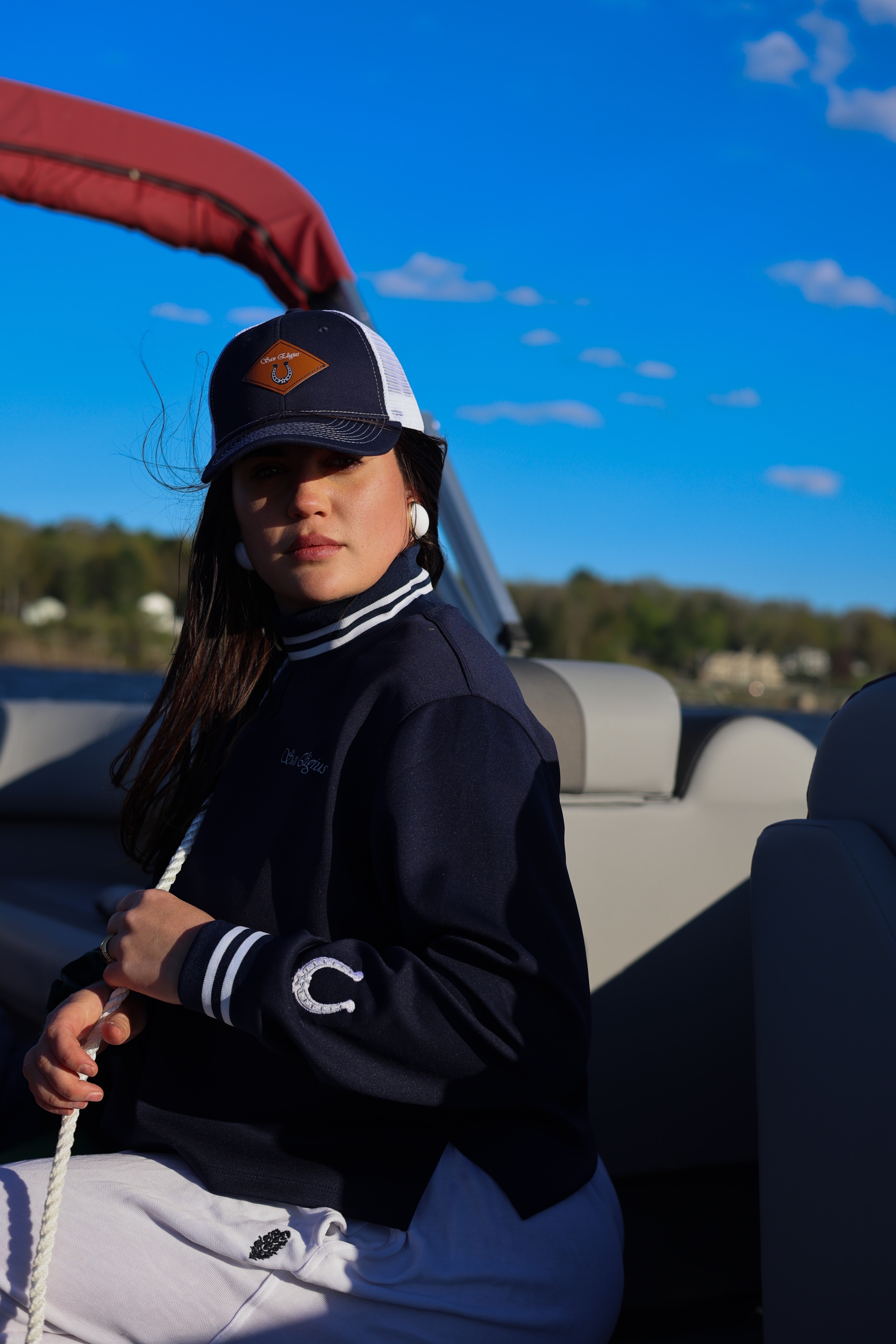 Sawyer Trucker Hat | Navy