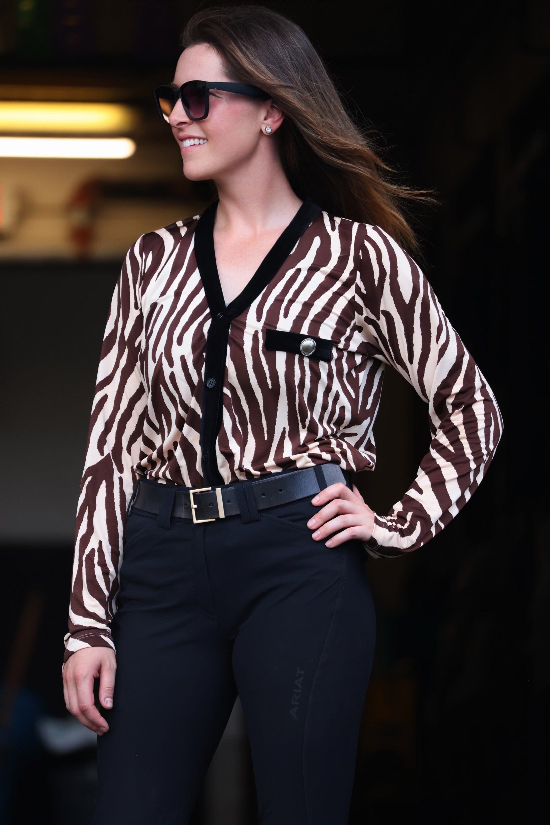 Stella Top| Animal print