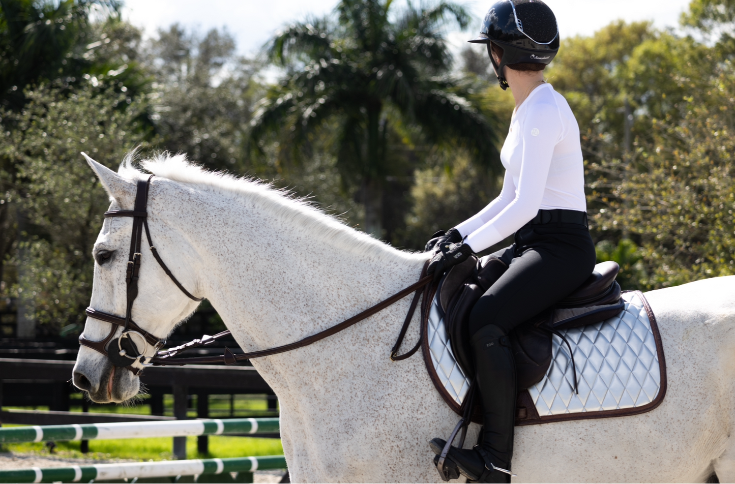 Chrome Saddle Pad