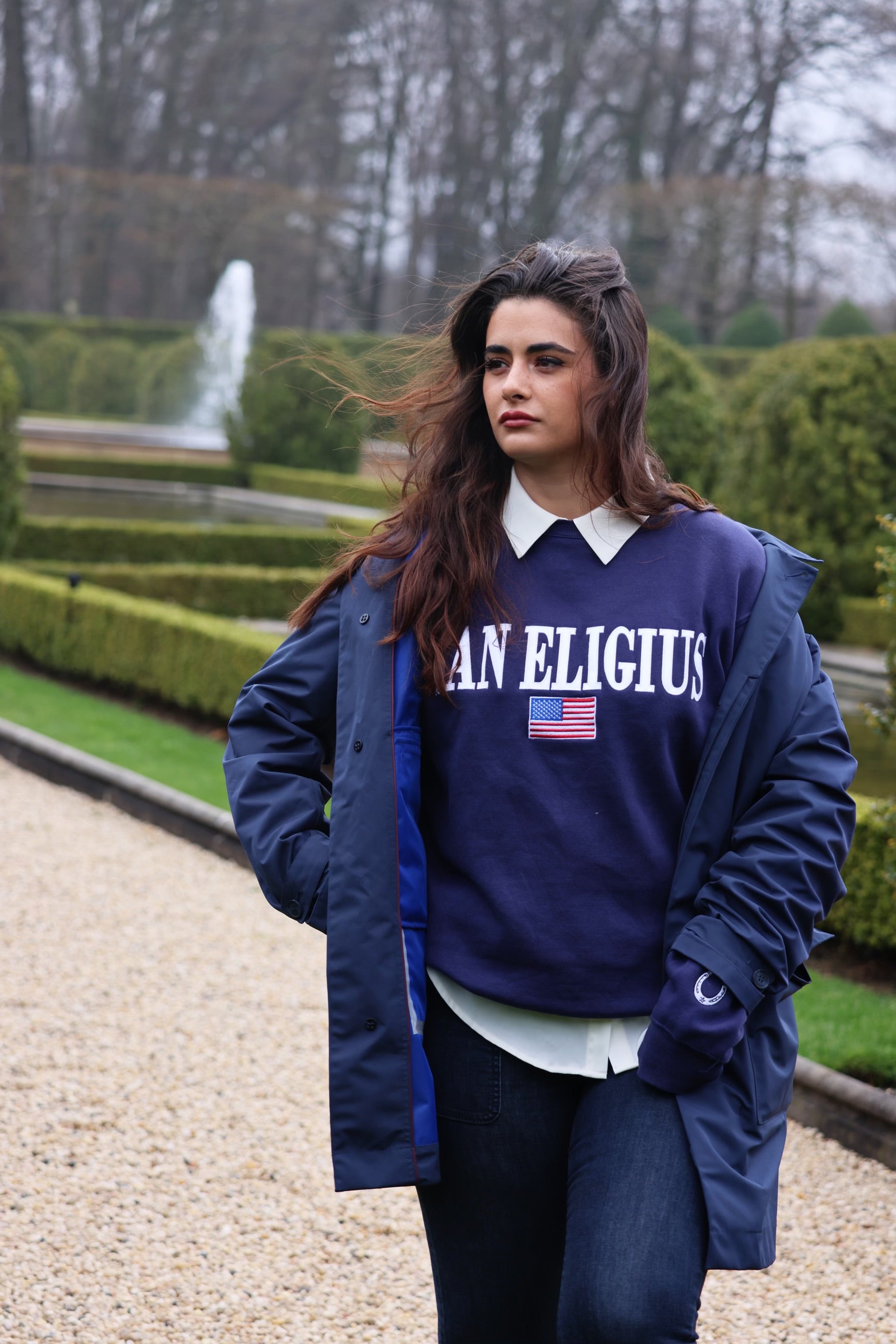 Lucky Crewneck | Navy