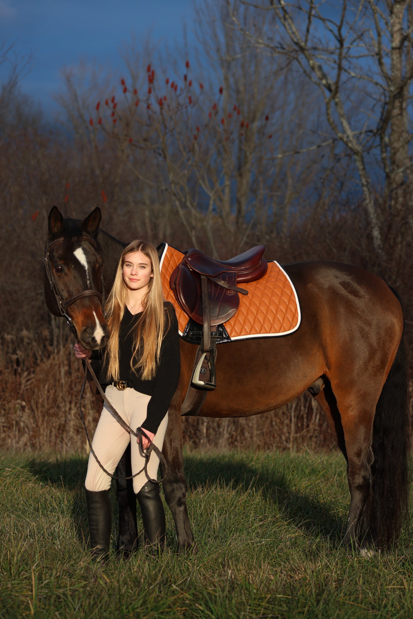 Saddle Pad | Cognac